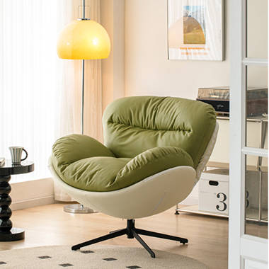 Lime green swivel discount chair